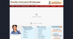 Desktop Screenshot of floridainsurancebrokerage.com